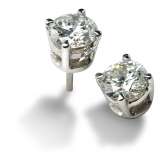 Earrings studd 4 prong